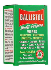 Ballistol - Ballistol 120106 Multipurpose Oil Wipes