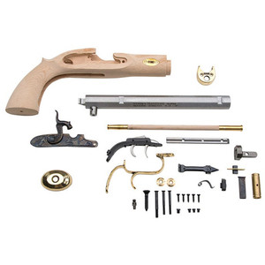 Traditions Trapper Percussion Pistol Kit .50 Cal 9.75 in. White/Raw Hardwood - KPC51002