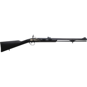 Traditions Deerhunter Muzzleloader .50 cal 24 in. Blued Synthetic Black Flint - R3200850