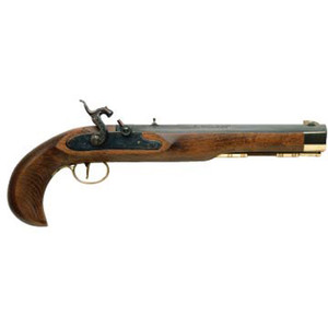 Traditions Kentucky Percussion Pistol .50 Cal 10 in. Blued/Hardwood - P1060