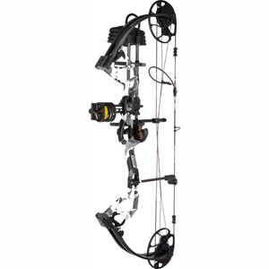 Bear Royale RTH Bow Package Fred Bear Whiteout/Black 50 lbs. LH - AV02A211H5L