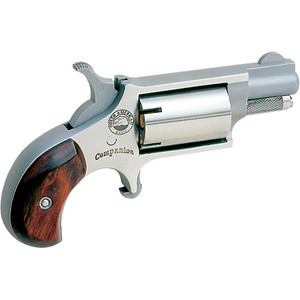 NAA 22LRCB Companion Black Powder Revolver .22 Cal. #11 Perc. Cap Stainless 1.13 in. 5 rd. - NAA-22LR-CB