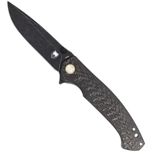 CobraTec Aventus Carbon/Titanium S35VN Knife Folding Blade Carbon Fiber - CTAVN