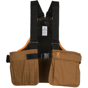 Browning Upland Strap Vest Tan/Blaze OSFM - 3012724805