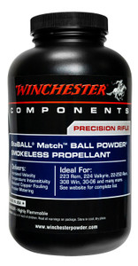Winchester StaBall Match Powder 1 lb. Rifle HAZMAT - STABALLMATCH1