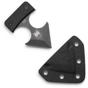 CobraTec Defender D2 Knife Fixed Blade Black - DD2