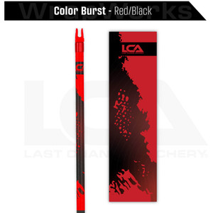 Last Chance WrapWorks Stock Color Burst Red/Black Flex Precision Flex L-Series - WWS-S-LS-CBSRDBK