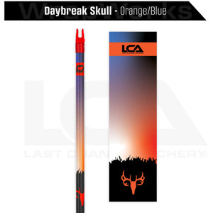 Last Chance WrapWorks Stock Daybreak Skull Orange/Blue Precision Flex M-Series - WWS-S-MS-DBSORBL