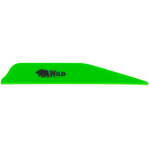 Bohning Wild Vanes 3 in. Neon Green 100 pk. - 101082NG3