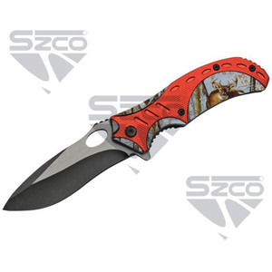 SZCO Deer Liner Lock Knife 4.5 in. - 300490-DE