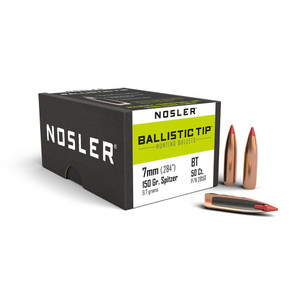 Nosler Ballistic Tip OEM Rifle Bullets 7mm 150 gr .284" PT 50/ct  FACTORY SECONDS - 28150 FS (36365)