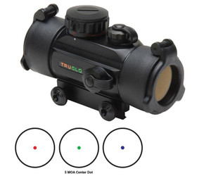 Truglo Triton 30mm Tri-Color Red Dot Sight - 1x30mm 5 MOA Dot - Black - TG8230B