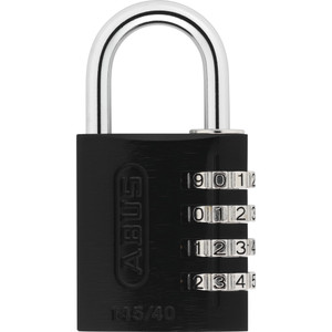 Abus Usa - Combination Lock 145 - 4-dial, Black - 14540