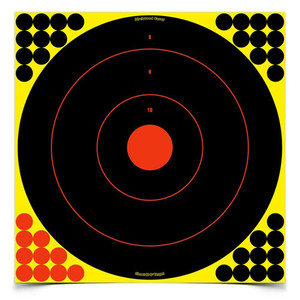 Birchwood Casey - Shoot•n• ®c Self-adhesive Targets 17.25" Bull's-eye 5/pk - BC-34185