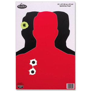 Birchwood Casey - Dirty Bird Silhouette Iii Target 12" X 18" Splattering Targets - 8/pk - BC-35708