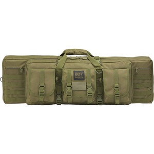 Bulldog Cases - Tactical Double Rifle Bag - Green, 13”h X 43”w X 4”d - BDT60-43G