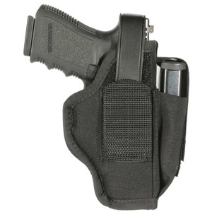 Blackhawk! - Ambidextrous Holster With Mag Pouch  - Size 02, Black - 40AM02BK