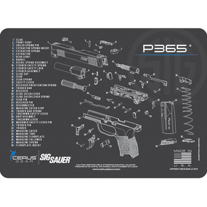 Cerus Gear - Sig Sauerâ® P365 Schematic Promat - HM-SIG-365-SCH-GRY