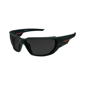 Edge Eyewear - Dawson Sunglasses - Matte Black Frame, Polarized Smoke Lens - TXD416