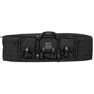 G Outdoors - Double Rifle Case - Black, 42" - GPS-DRC42