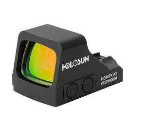 Holosun - Hs407k X2 - Black, 6 Moa Red Dot, Aluminum - HS407K X2