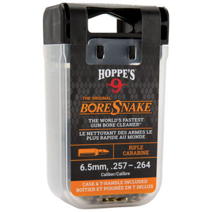 Hoppe's - Boresnake Den With Case & T-handle - Rifle 6.5mm, .257-.264 Caliber - 24013D