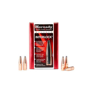 Hornady - Interlock Bullets - 30 Caliber, .308, 150 Grain, Sp, 100/bx - 3031