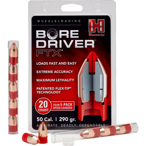 Hornady - Bore Driver Ftx - 50 Cal, 290 Gr, 1920 Fps, 20/bx - 67713