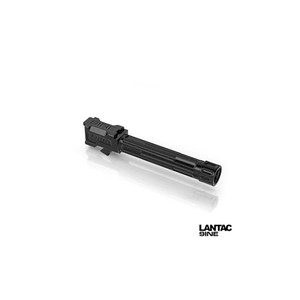 Lantac Usa - Glock 9ine G19 Threaded Upgrade Barrel - Black, Fluted - 01-GB-G19-TH-BLK