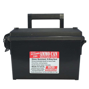 Mtm Case-gard - Ammo Can 30 Caliber Tall - Black - AC30T-40
