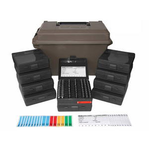 Mtm Case-gard - Ammo Can 9mm Combo - 1000 Rounds, Dark Earth - ACC9