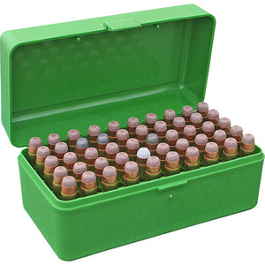 Mtm Case-gard - Flip-top Ammo Box 45-70 - Green, 50/rd - RMLD-50-10
