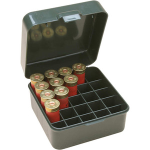 Mtm Case-gard - Dual Gauge Shotshell Case Forest Green - 12/20 Ga, 3", 25 Shells - S25D-11