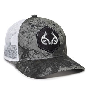 Outdoor Cap - Realtree Fishing Wav3 Hat - Mirage Grey/white Camo, Adult - RTF04A72888