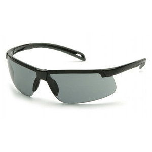 Pyramex - Ever-lite Eye Protection - Gray Lens H2x Anti-fog Lens, Black Frame - SB8620DT
