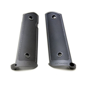 Pro-mag - Archangel Grip Panels W/ Mag-well Funnel - Black, 1911, Alum - AA108