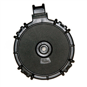 Pro-mag - Saiga Shotgun Drum Magazine - 12 Gauge - 15 Round - Polymer - Black - SAI-A11