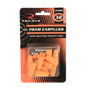Radians - Radians Resistorâ® 32 Disposable Foam Earplugs - 6 Pair Uncorded - FP8000BP