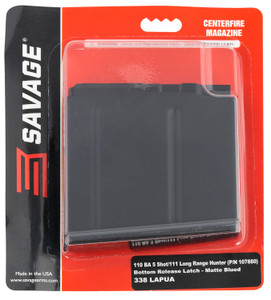 Savage Arms - Mdl 110ba 338 Lapua Bottom Rel 5rd Mat - 55190
