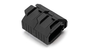 Strike Industries - M-lok Stacked Angled Grip W/ Cms - Black - SI-AR-CMS-SAF