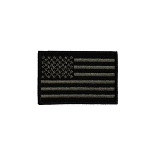 Shooting Made Easy - Morale Flag Patch - Us Flag Patch, Black - SME-FLGUSBLK