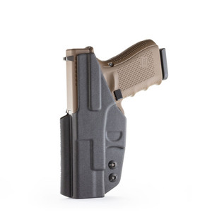 1791 Gunleather - Tactical Iwb Kydex Holster - Black, Right Handed, Glock 17/19/22 - TAC-IWB-GLOCK-BLK-R