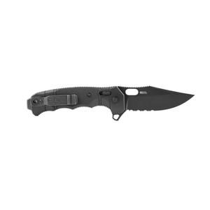 Sog Knives - Seal Xr Knife - Black, Clip Point, Combination Edge, 3.9" Blade - SOG-12-21-05-57