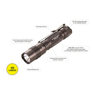 Streamlight - Protac 2l-x Tactical Light - With Two Cr123a Lithium Batteries - Clam - 88062