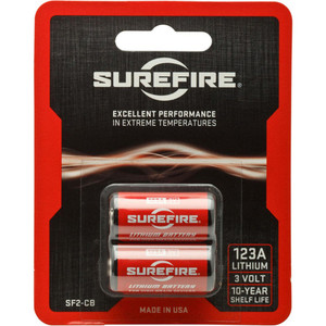 Surefire - Lithium Batteries, Surefire, 3 Voltage, 2 Pack - SF2-CB