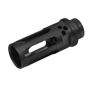Surefire - Warcomp Closed-tine Flash Hider - Black, 5.56 Cal, 1/2-28 Threads - WARCOMP-556-CTN-1/2-28