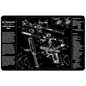 Tekmat - Smith & Wesson M&p Cleaning Mat - 11" X 17" - TEK-R17-SW-MP