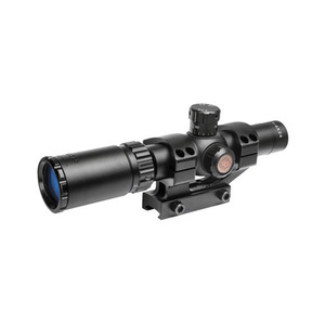 Truglo - Tru Brite 30 Series Scope 1-4x24mm Duplex Mil-dot Reticle 30mm Tube - Matte - TG-TG8514BT
