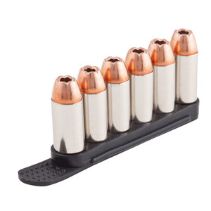 Tuff Products - Quickstrips - 6 Round, .357/.38/.40s&w/6.8mm - Black, 2 Set - 7002-BP-6357