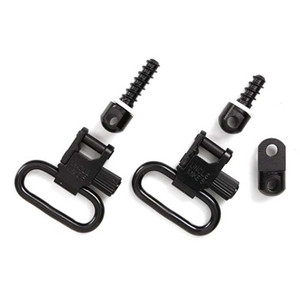 Uncle Mike's - Auto, Single Shot Ruger Carbine Qd 115 Rug Sling Swivel Set - Blued, 1 Inch - 14612